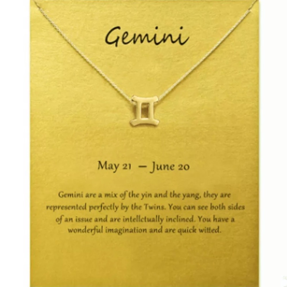 Gemini ♊️ Zodiac Chains Necklace